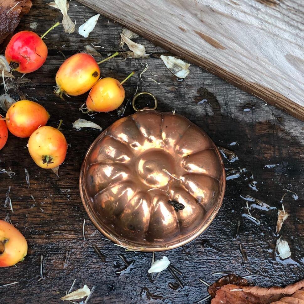 Форма для выпечки 9 см медь