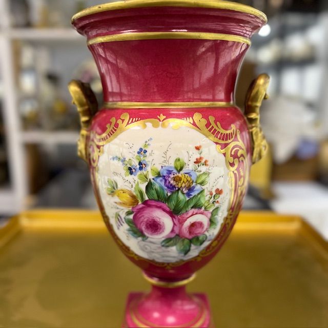 Ваза парная в стиле Ампир 28 см Франция 19 век