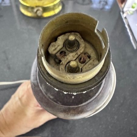 Лампа настольная Розы 25 см фарфор дерево