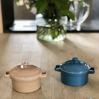 Кокотница синяя жаропрочная Бельгия