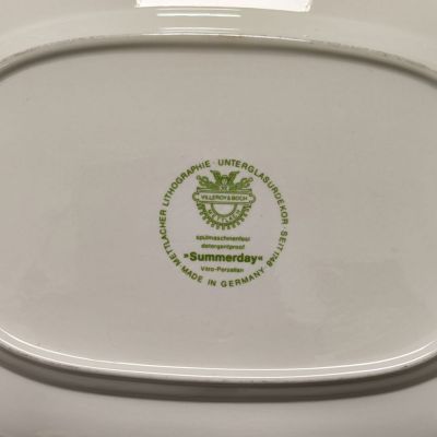 Блюдо SummerDay Mettlach ВиллеройБох 30 см Германия