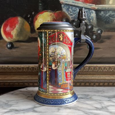 Кружка пивная Виллерой Бох Русские сказки 600 мл Германия 1978 г.