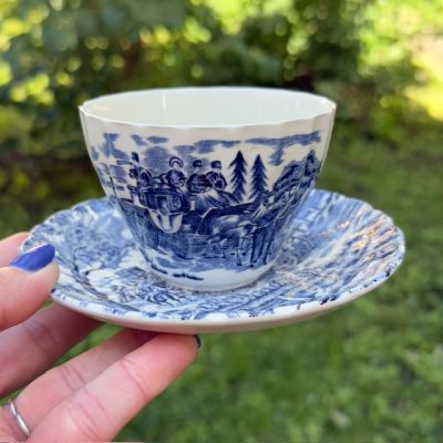 Сахарница с блюдцем Myott Royal Mail 9 см Англия