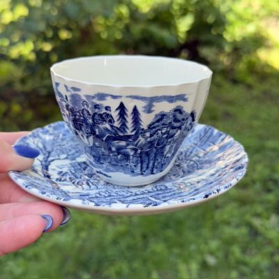 Сахарница с блюдцем Myott Royal Mail 9 см Англия