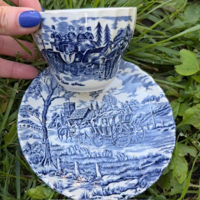 Сахарница с блюдцем Myott Royal Mail 9 см Англия