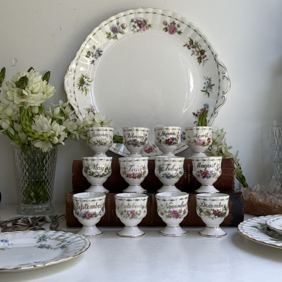 Подставка для яйца Royal Albert 12 месяцев Июнь 6 см Англия