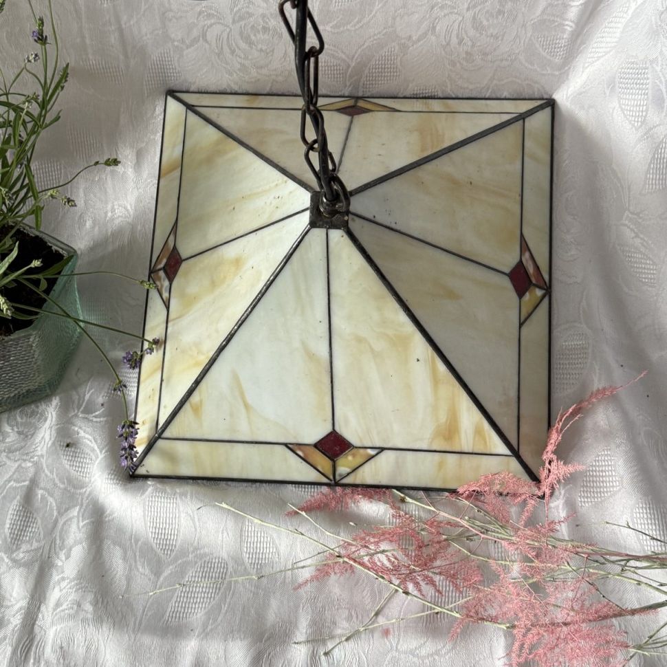 Люстра Тиффани 33 см металл стекло