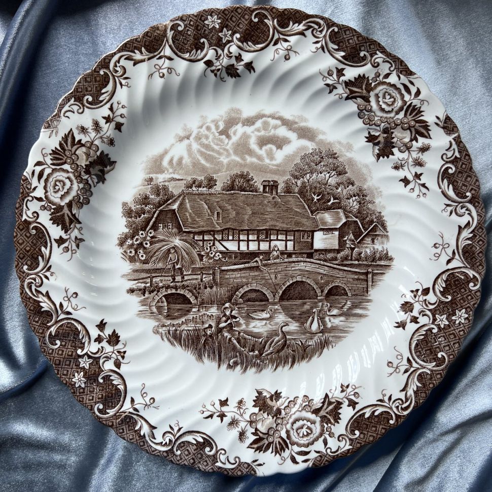 Блюдо Johnson Brothers English Country Life 31 см Англия