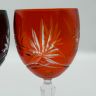 Бокал набор 2 шт. 250 мл цветной хрусталь Германия