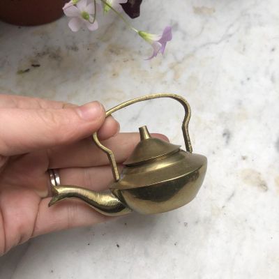 Чайник мини 10 см латунь
