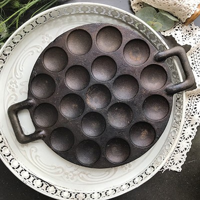 Чугунная сковорода для мини блинчиков