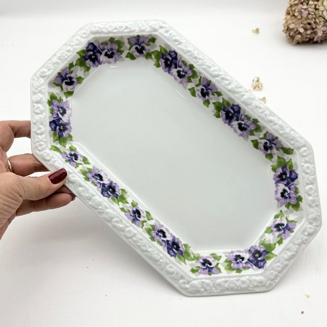 Блюдо Rosenthal Classic Rose Фиалка 34 см Германия