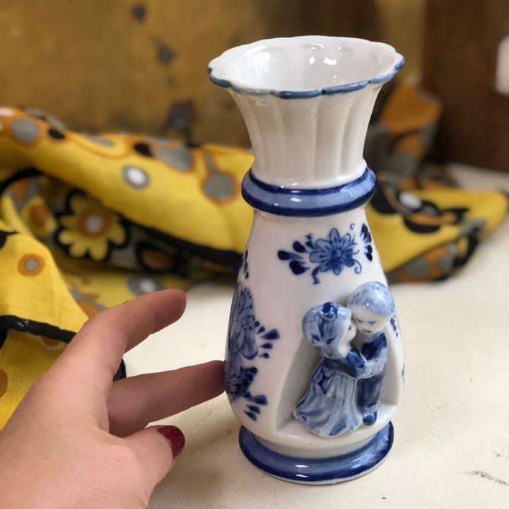 Ваза Молодожены 17 см Delft