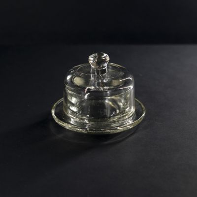 Икорница масленка малая стекло