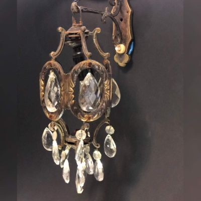 Бра бронза с подвесами