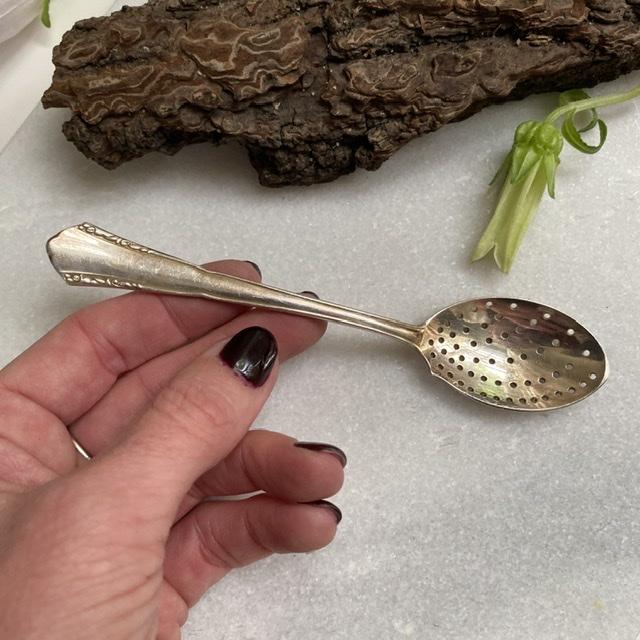 Ложка ситечко чайная 13.5 см серебрение