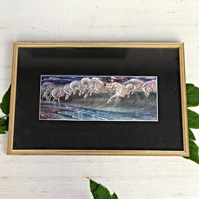 Репродукция «Зевс» печать в деревянной раме