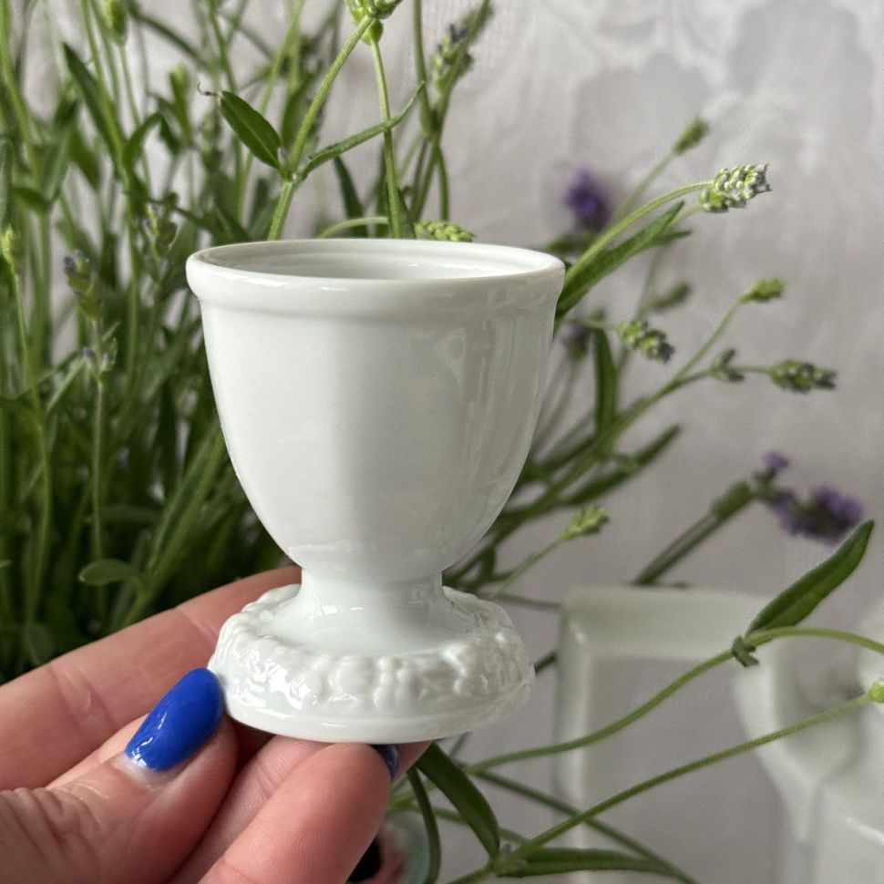 Подставка под яйцо Rosenthal Maria Classic Rose белый 6 см Германия
