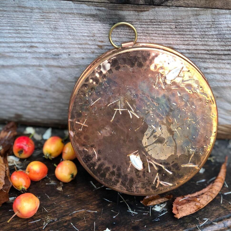 Форма для выпечки 16,5 см медь