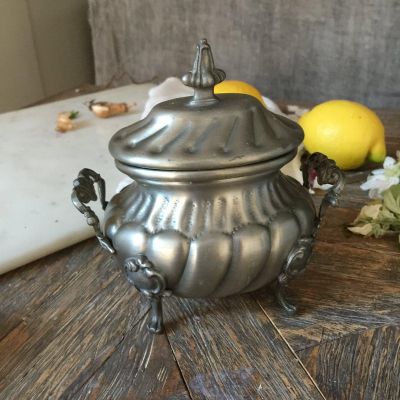 Сахарница олово Италия 