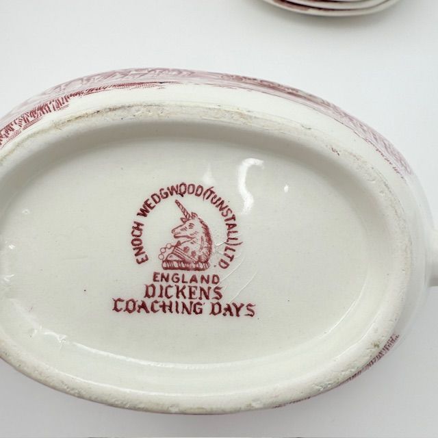 Соусник Enoch Wedgwood Dickens Coaching days 450 мл Англия