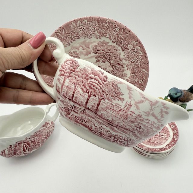 Соусник Enoch Wedgwood Dickens Coaching days 450 мл Англия