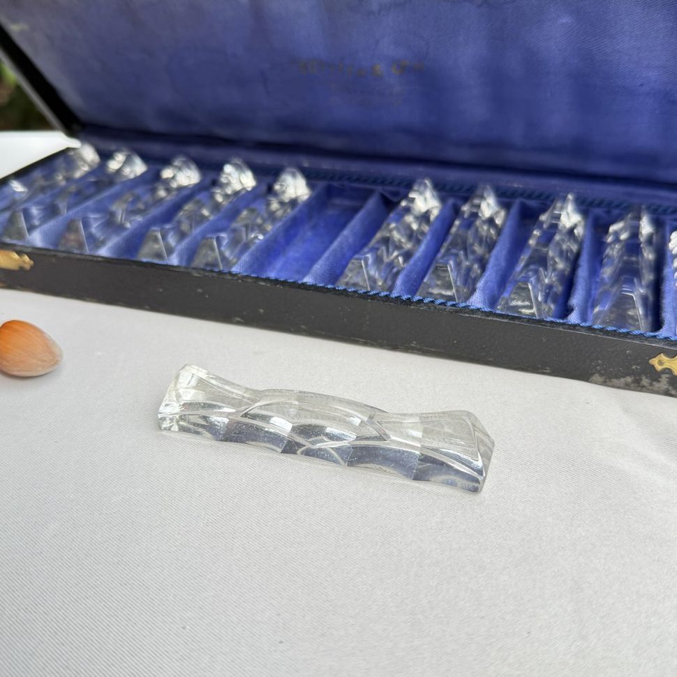 Подставка под приборы порт-куто 9 см хрусталь 