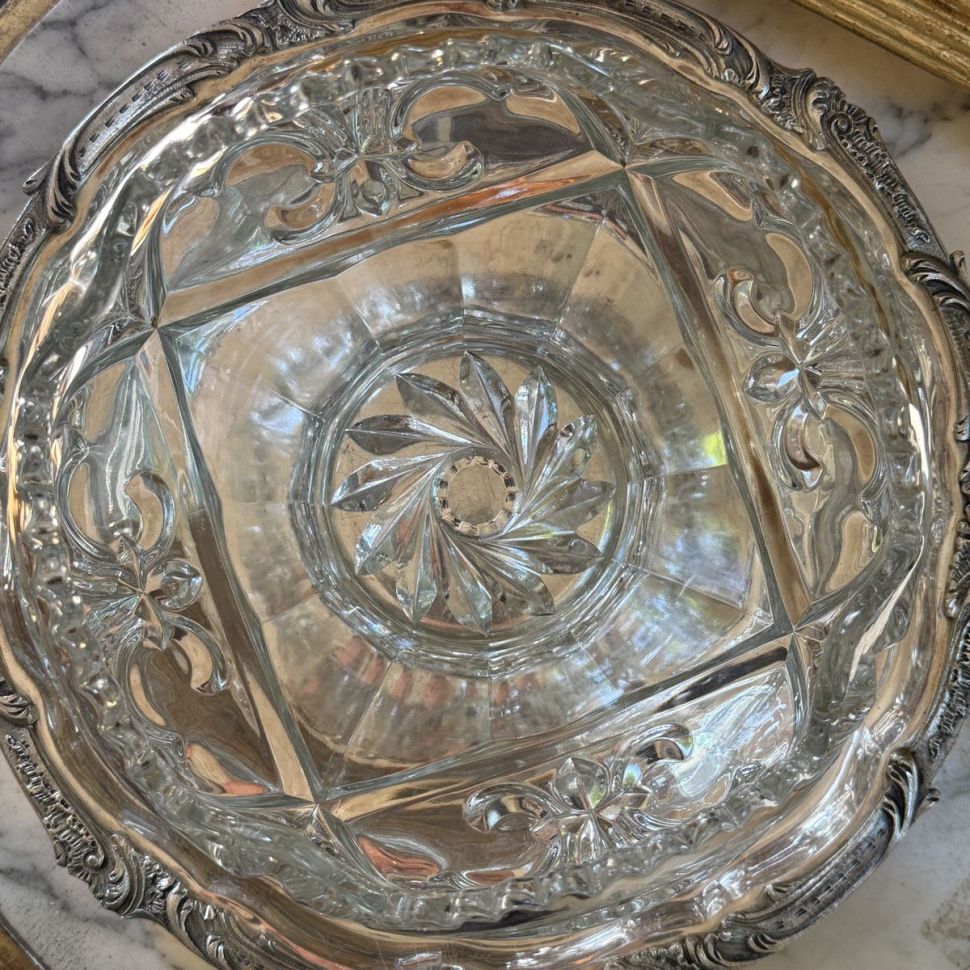 Ваза Королевская лилия 16 см хрусталь 