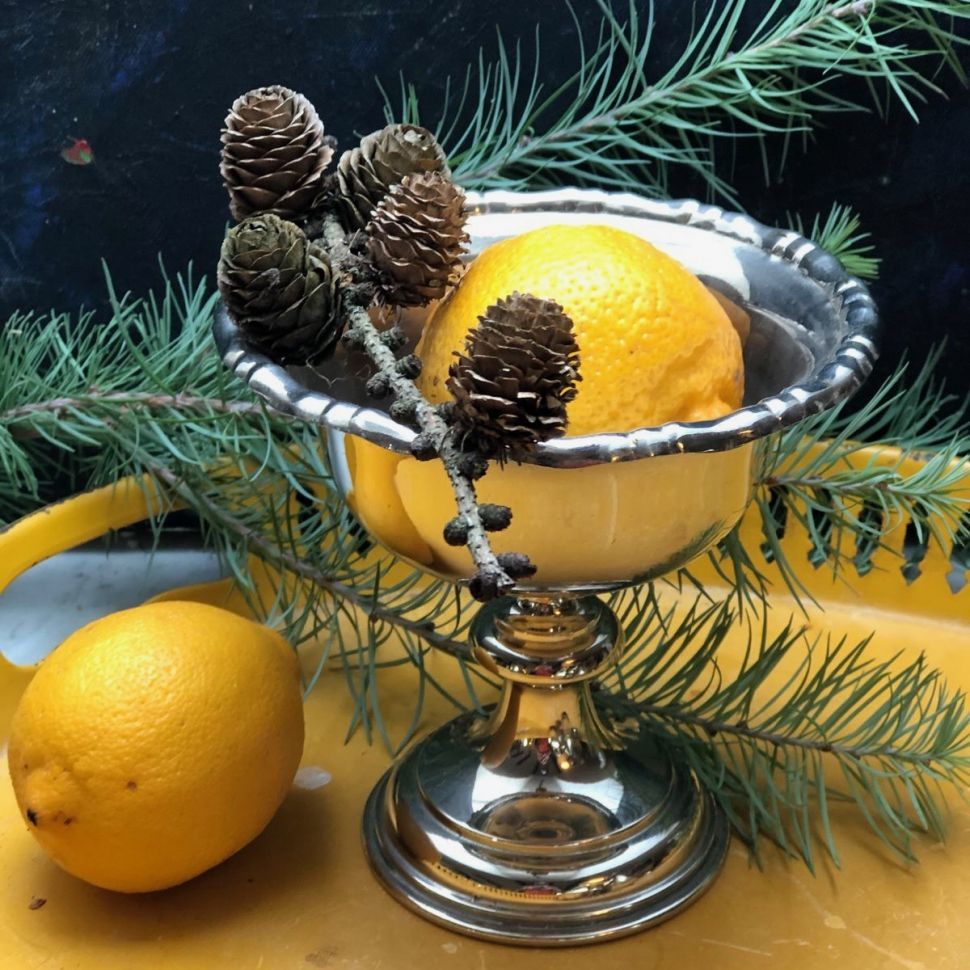 Сахарница икорница 13 см на ножке мельхиор