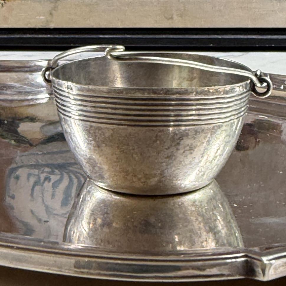 Ситечко для чая 5 см серебрение Франция