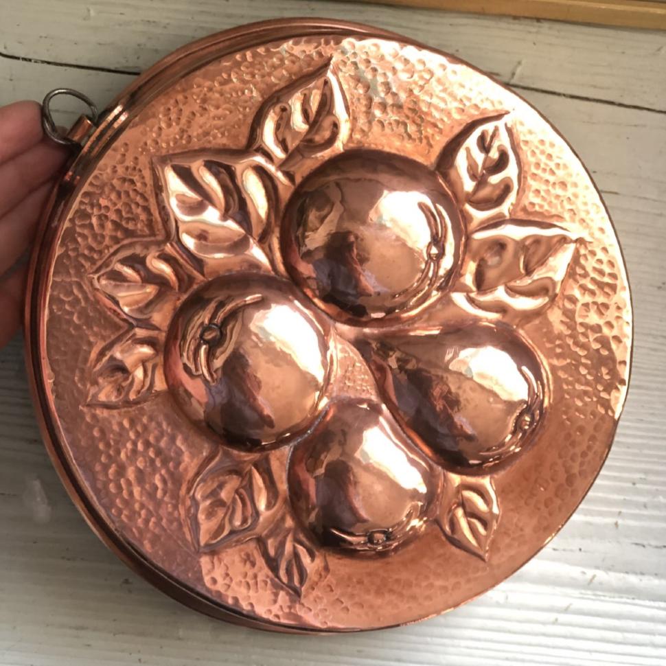 Форма для выпечки с подвесом 21 см Фрукты медь