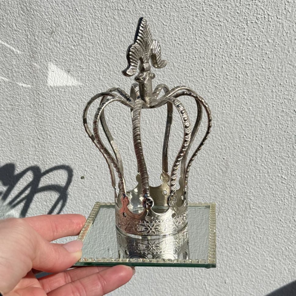 Подсвечник Корона на зеркале