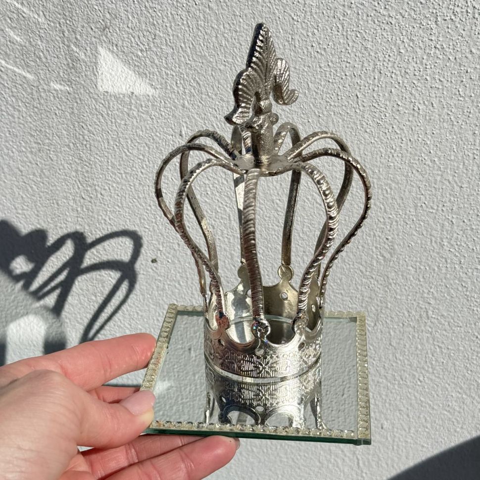 Подсвечник Корона на зеркале