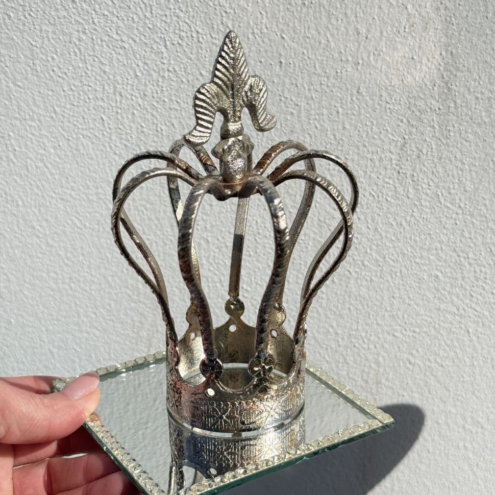 Подсвечник Корона на зеркале