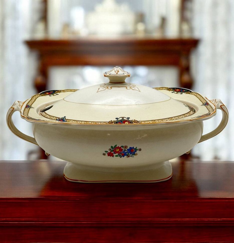 Супница WH Grindley & Co Ltd Windsor Ivory 4 л Англия