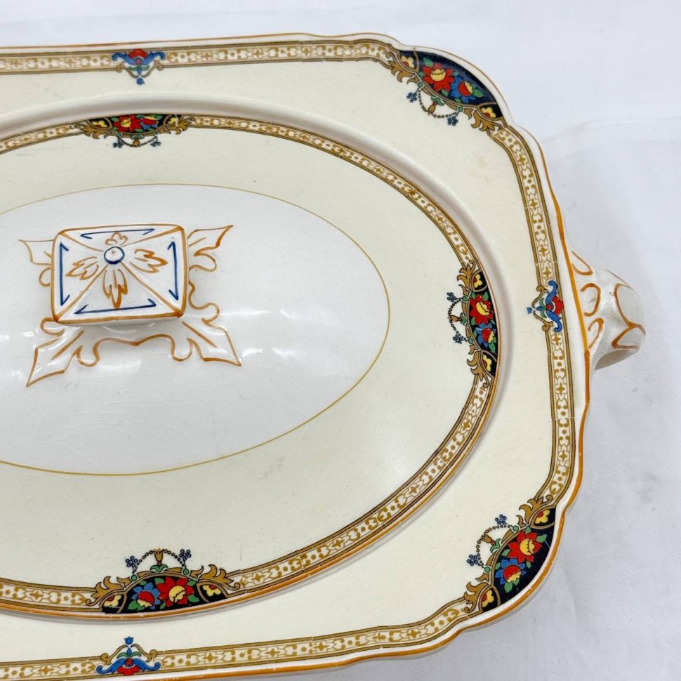 Супница WH Grindley & Co Ltd Windsor Ivory 4 л Англия