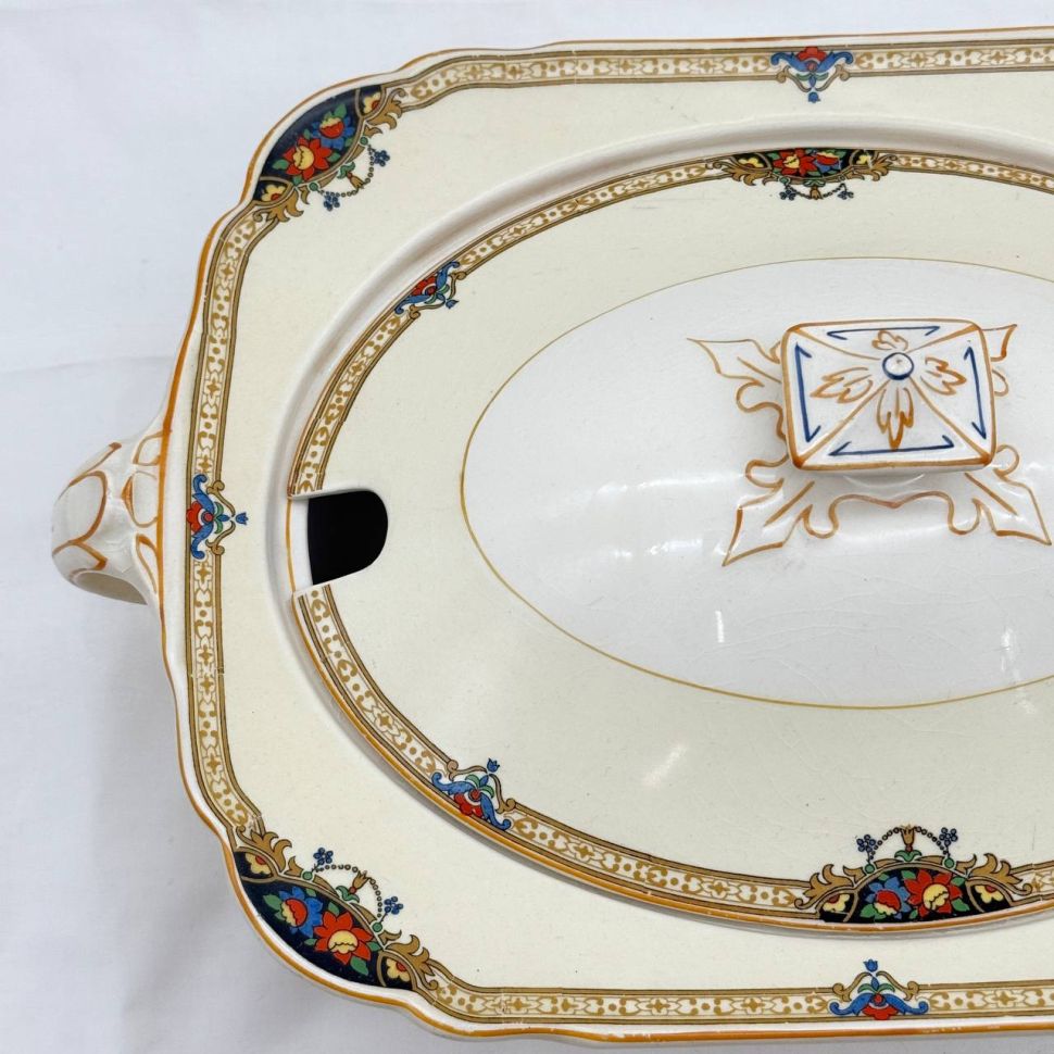 Супница WH Grindley & Co Ltd Windsor Ivory 4 л Англия