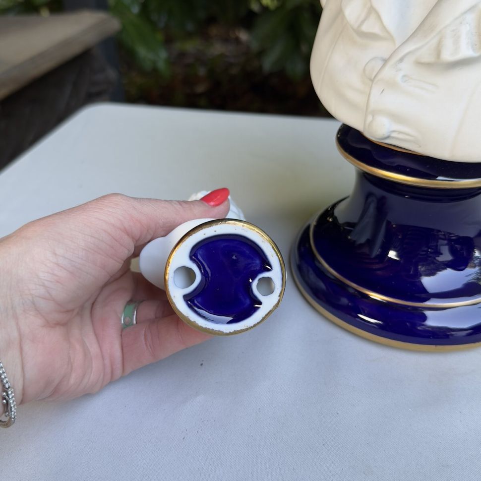 Статуэтка Бюст Александр Броньяр Limoges 21 см бисквитный фарфор Франция