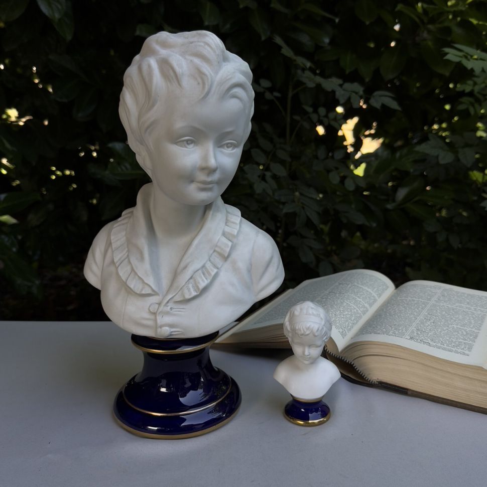 Статуэтка Бюст Александр Броньяр Limoges 21 см бисквитный фарфор Франция