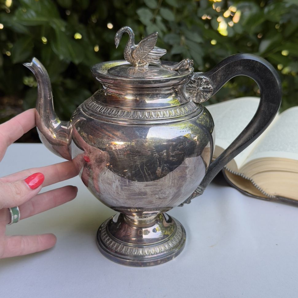 Чайник 1,1 л серебрение бакелит