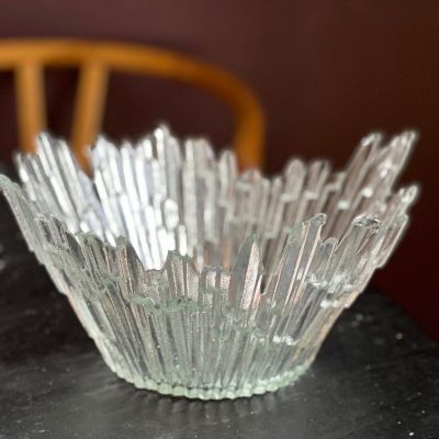 Салатник ваза Лед 29 см хрусталь Швеция