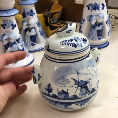 Сахарница Мельница Delft