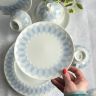 Тарелка Rosenthal Lotus Azure 19 см Германия