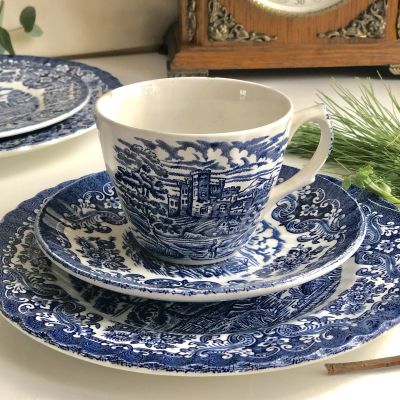 Чайная синяя пара Castles 150 мл Англия