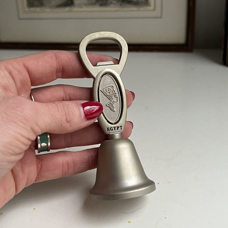 Открывашка колокольчик Egypt 10 см металл