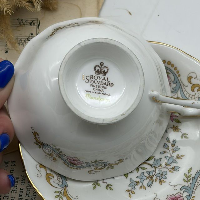 Чайная пара Royal Standard 200 мл фарфор Англия 