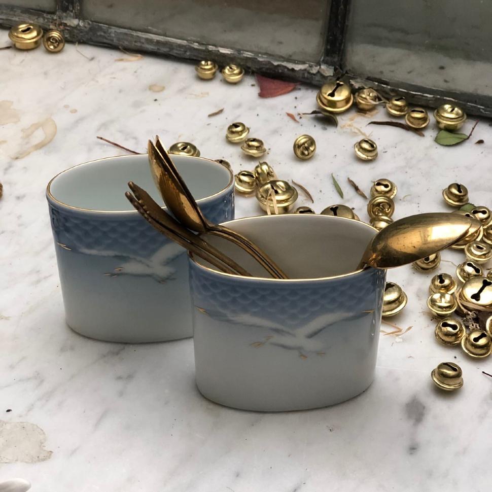 Подставка под чайные ложки, зубочистки Чайка фарфор B&G Дания