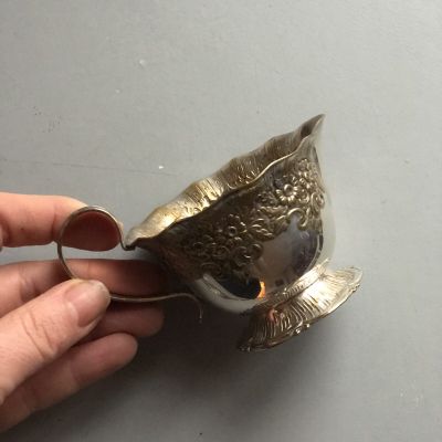 Молочник Цветы мельхиор