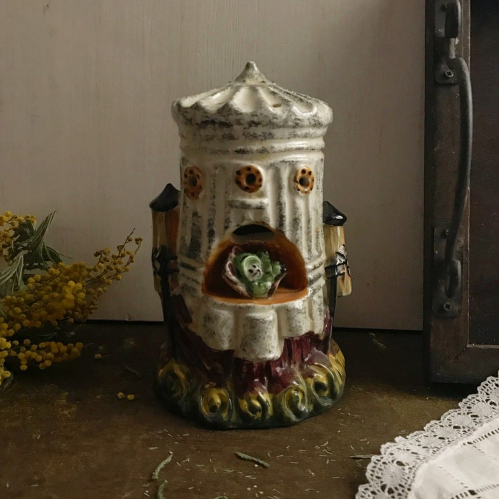 Подсвечник керамический с глазурью