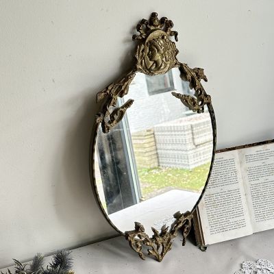 Зеркало в бронзовой раме 25х47 см